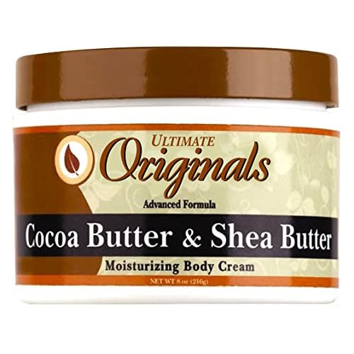 Ultimate Originals Cocoa Butter & Shea 8 Ounce Jar (Pack of 6)