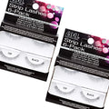 Ardell Natural 109 False Eyelashes, 6 Pairs x 2 Pack – Black, Invisible Band