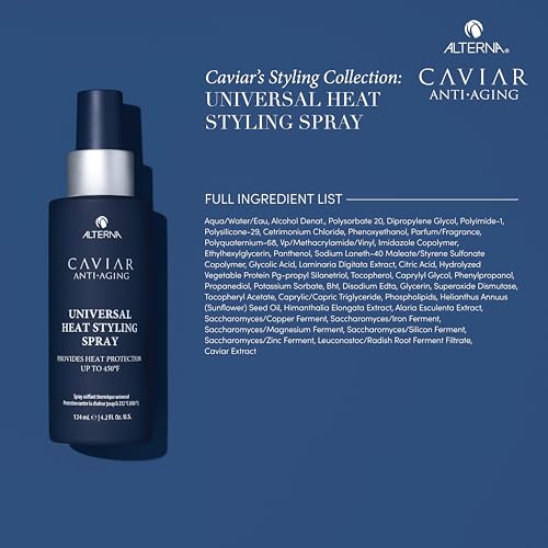 Heat Protectant Hair Spray for Styling & Frizz Control - 4.2 Fl Oz