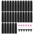 30 PCS/8ML Portable Atomizer Perfume Bottles, Mini Empty Refillable Cologne Spraye Bottle, Pocket Travel Perfume Liquid Sprayer (Matte Black)