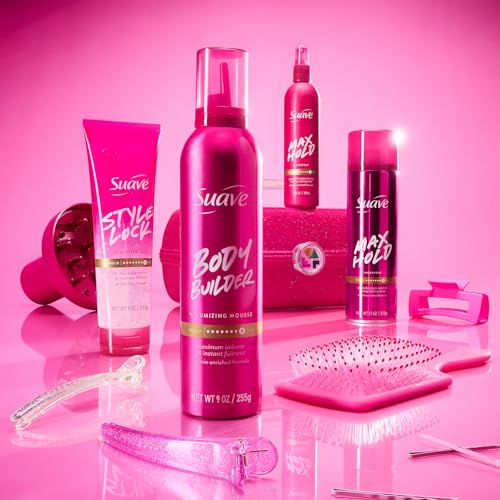 Max Hold Hair Spray Set - Scented & Unscented Aerosol Styler, 11 Oz x 3