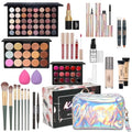 All-in-One Makeup Kit for Women with Eyeshadow Palette Lip Gloss Foundation & Brushes