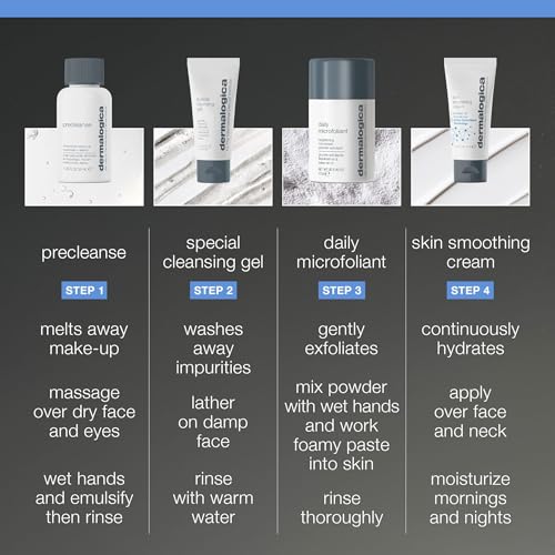 Dermalogica Healthy Skin Travel Skincare Kit - 4 Piece Set for All Skin Types