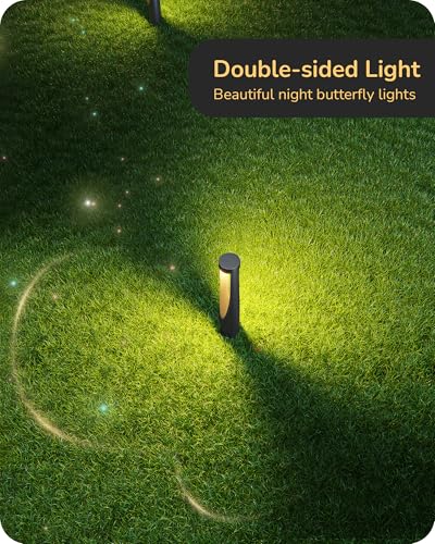 EDISHINE Low Voltage Landscape Path Lights 6 Pack - Modern Durable Garden Lighting