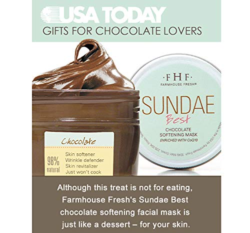 Farmhouse Fresh Sundae Best Hydrating Chocolate Facial Mask 3.2oz - Natural Skin Nourishment
