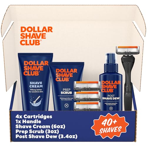 Ultimate Shave Set with 6 Blade Razor & Accessories - Black, 1 Count