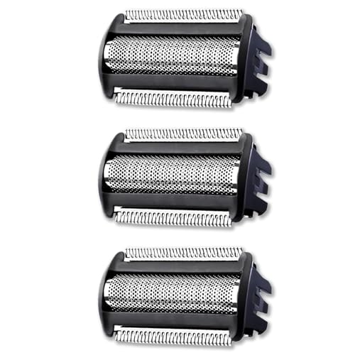 BG2000 Replacement Heads for Philips Norelco Bodygroom Series 7000, 5000, 3000, Replacement Foil Shaver Head Compatible with BG7030 BG7040 BG5025 BG2040 BG2030 BG2020, Wet & Dry Use, 3 Pack