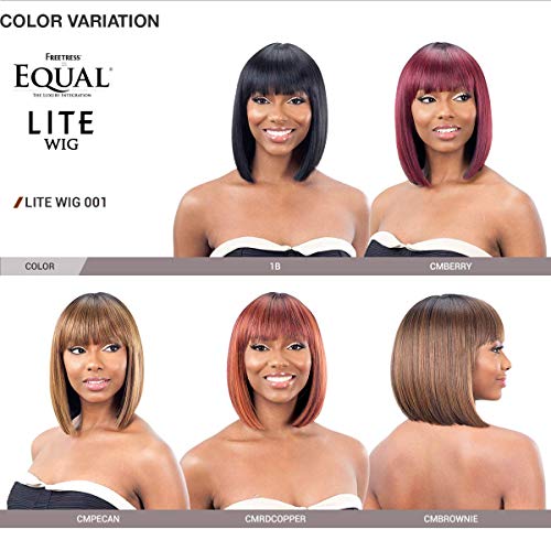 Shake-N-Go FreeTress Equal Lite Wig 001 – Full Wig, 1B Off-Black