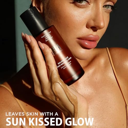 Bare It All Golden Hour Bronzing Cream Smoothing Age Defying Body Bronzer Long Lasting Natural Glow Vegan Paraben Free Body Shimmer Fast Absorbing