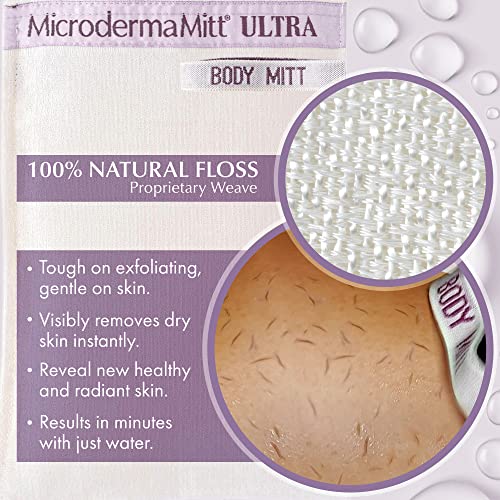 Ultra Body Mitt - Deep Exfoliating Turkish Kessa Glove for Smooth Skin & Ingrown Hair