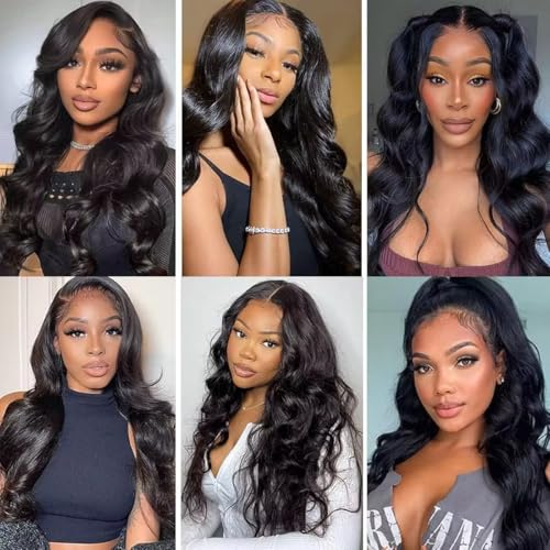 Brazilian Human Hair Bundles 14 Inch Body Wave Natural Black 3 Pack 150g