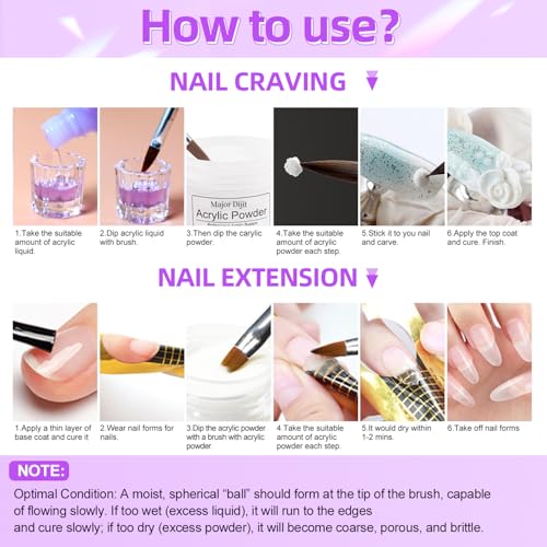 Complete Acrylic Nail Kit with Drill, Polishes & Tools for DIY Nail Art