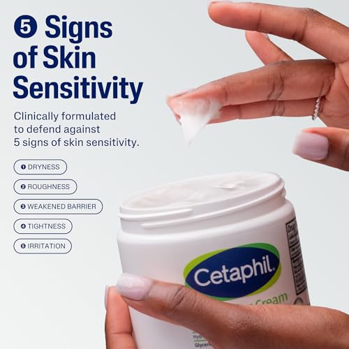 Cetaphil Moisturizing Cream 0.08oz Pack of 12 for Dry Sensitive Skin