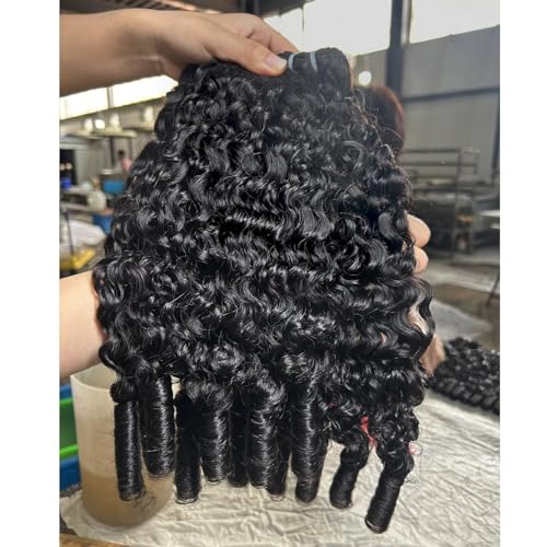 VIPbeauty Burmese Curly Human Hair Bundles 20 Inch 16A Virgin Natural Style