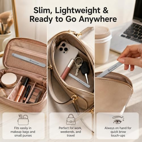 Premium Stainless Steel Tweezers with Rounded Tip for Gentle Hair Removal