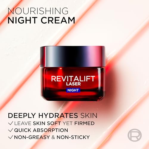 L’Oréal Paris Revitalift Laser Renew Night Cream 1.7 oz – Anti-Aging Moisturizer