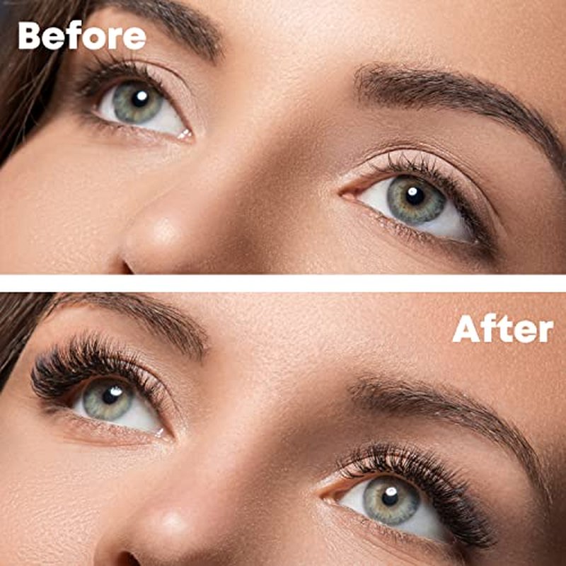 LOVE CINEMA Korean Mascara ? Curling & Voluminous Mascara, Waterproof, Smudge-Proof, Long-Lasting, No Clumping, No Flaking ? Black, 0.24 Fl Oz, K-Beauty [Made in Korea] (Red Package)