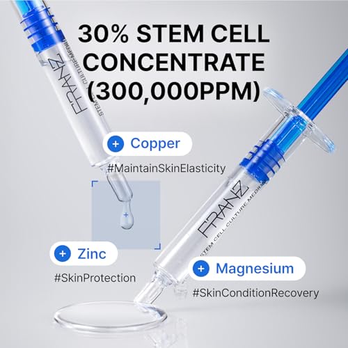 FRANZ Stem Care 30% Ampoule Serum for Face | Deep Hydration, Firming, Lifting | Reduces Fine Lines & Wrinkles | Advanced Korean Skincare (0.034 fl.oz.)