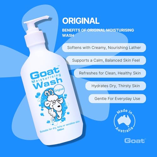 Goat Moisturizing Body Wash Duo Pack - Original Scent, Sensitive Skin