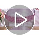 Honeydak Bling Rotating Cosmetic Display Stand - 2 Tiers Resin Diamond Pink Variation of THIS listing