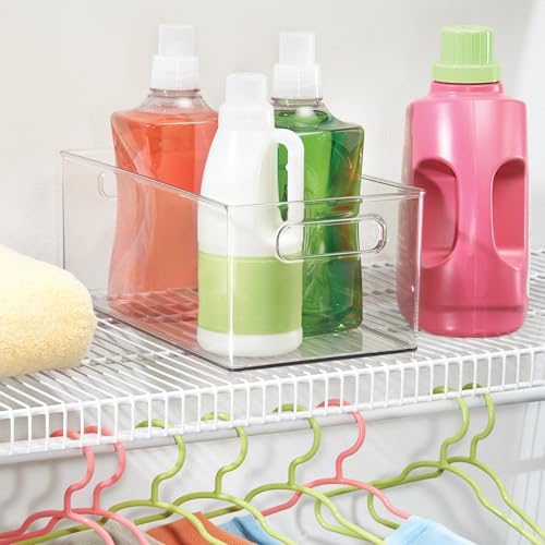 iDesign Stackable Fridge Bin Set of 4 - Clear Kitchen & Pantry Storage