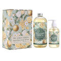 ROMIIE ZOI Hand Soap Gift Set, 750ml Refill + 236ml Liquid Soap, Cruelty-Free, Moisturizing Formula with Essential Oils For Sensitive Skin, Lemon Verbena Scent, For Kitchen & Bathroom
