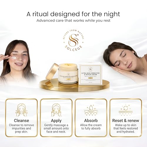 Dark Spots Corrector & Skin Tone Repair Cream for Face with Alpha Arbutin & Kojic Acid – Hydrating 2 oz