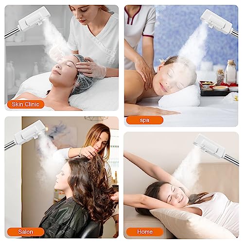 White Professional Facial Steamer with PTC Heating - Salon Spa Skin Care Equipment