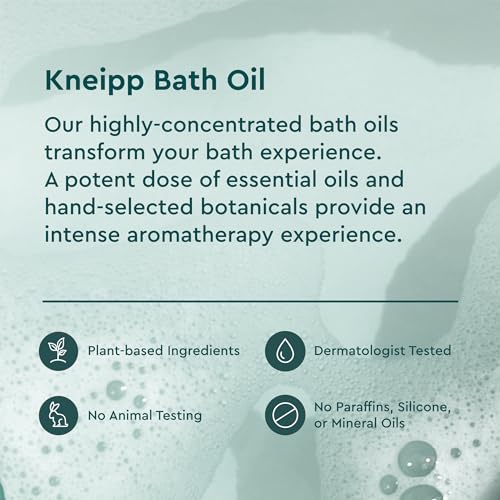Herbal Bath Oil Set with Aromatherapy - 6 Pack, Vegan & Paraben-Free