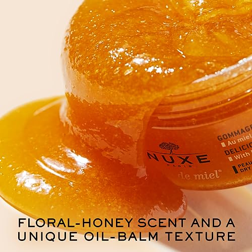 Nuxe Reve de Miel Nourishing Body Scrub for Dry Sensitive Skin 6.7 Fl Oz