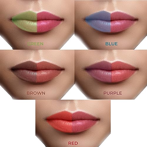 Color Changing Lipstick Set - Long Lasting pH Reactive Lip Colors (Pack of 10) - Mood Lips