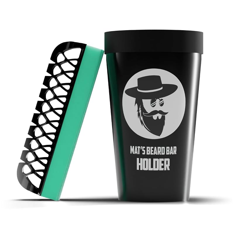 Beard Bar Pro (V2.0) & Holder - Flexible Beard Trimming Cleanup Tool