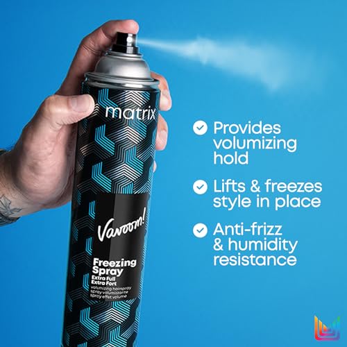 Extra Full Freezing Hairspray with New Packaging - 14.9 oz Volumizing & Anti-Frizz Finish
