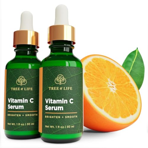 Vitamin C Serum for Face - 1 Fl Oz Pack of 2 - Dark Spots & Brightening