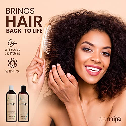 Damila Salt & Sulfate Free Shampoo & Conditioner Set - 4 Fl Oz Pack of 2