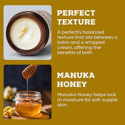 Herbal Rose & Honey Orange Tallow Balm Set - Moisturizing Skin & Face Care