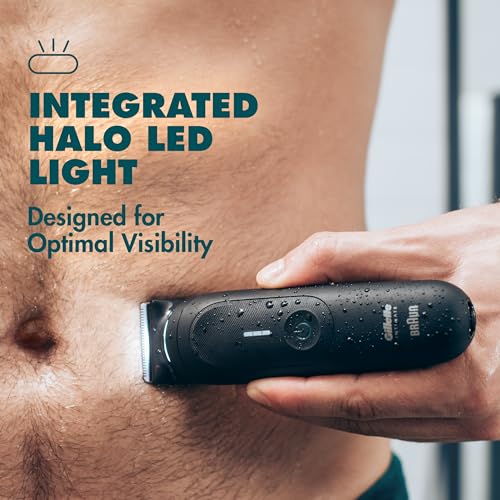 Gillette i7 Intimate Men’s Waterproof Body Groomer with LED Light & Attachments - 1 Pack