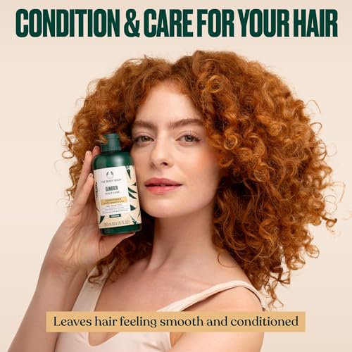 The Body Shop Ginger Scalp Care Conditioner 8.4 Fl Oz - Strengthen & Soothe Weak, Dry Hair