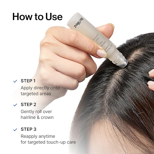 Hair Growth Serum for Hairline & Crown - Targeted Spot Treatment with cADPR Technology