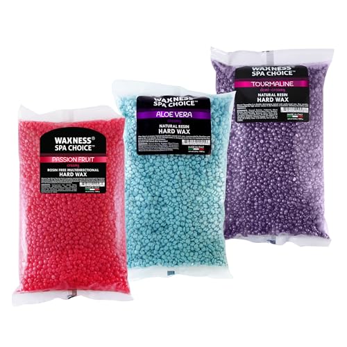 Hard Wax Beads Assorted Pack for Hair Removal - 3 Varieties 4.4 lb