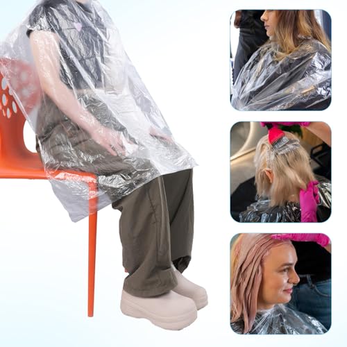 Disposable Hair Salon Capes 48x36 Inch Waterproof Barber Aprons Pack of 200