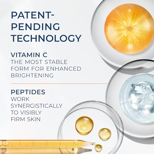 RoC Multi Correxion Revive + Glow Skin Care Regimen Bundle: Vitamin C Serum for Face + Vitamin C Cream for Tighter, Brighter Skin
