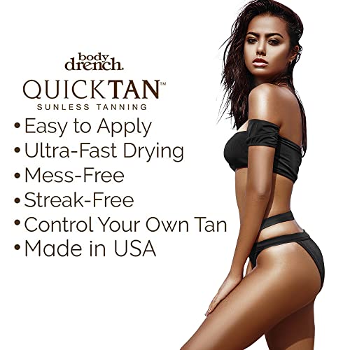 Body Drench Instant Self Tanner Spray - Medium Dark 6oz Pack of 2