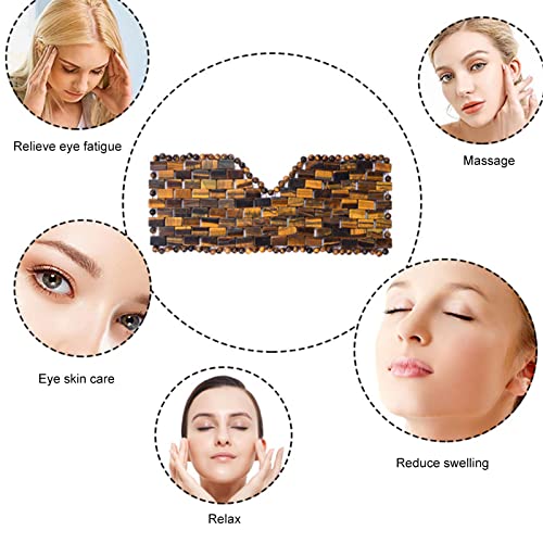 ideayard Jade Eye Mask - Tiger Eye Cooling Jade Sleep Mask