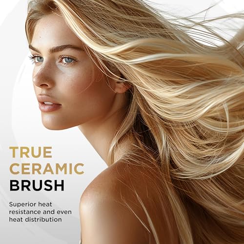 Cocco 25mm Ceramic Ion Round Hair Brush - Anti-Static Styling Tool