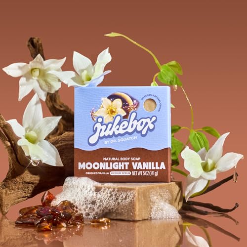 JUKEBOX Moonlight Vanilla Natural Body Soap Bar 5oz - Pack of 3