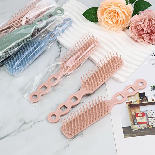 Bulk Hair Brushes Set - 100 Soft Nylon Styling Brushes for Hair Care & Taming