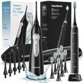Aquasonic Black Series & Aqua Flosser Oral Care Bundle with Toothbrush & Water Flosser