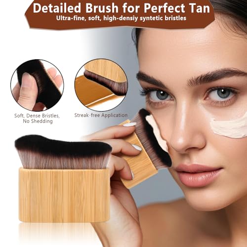 4 in 1 Luxury Velvet Tanning Mitt Self Tanning Mitt Applicator Self Tanner Brush Self Tanner Back Applicator Self Tanner Mitt Tanning Brush Tanning Glove