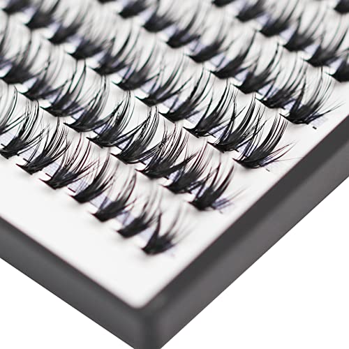Bodermincer Lash Extension 240pcs D Curl 30D Cluster Individual Cluster Lashes (30D-12mm)